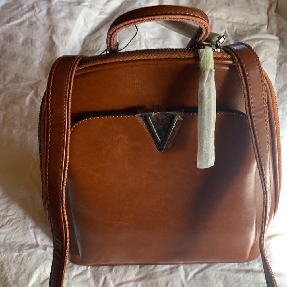 Leather handbag/backpack - Picture 2 of 6